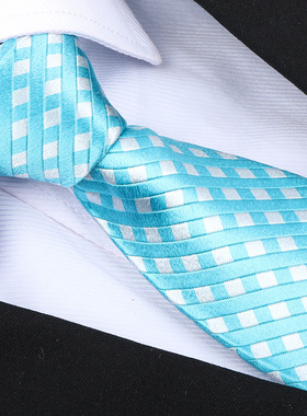 真丝-ZSLD097手打款真丝结婚领带桑蚕丝男士商务正装礼盒送礼领带