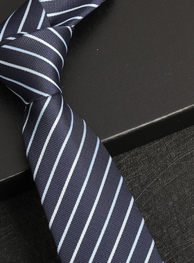 W2男女商务领带正装手打新郎结婚懒人婚礼蓝色结婚手打领带