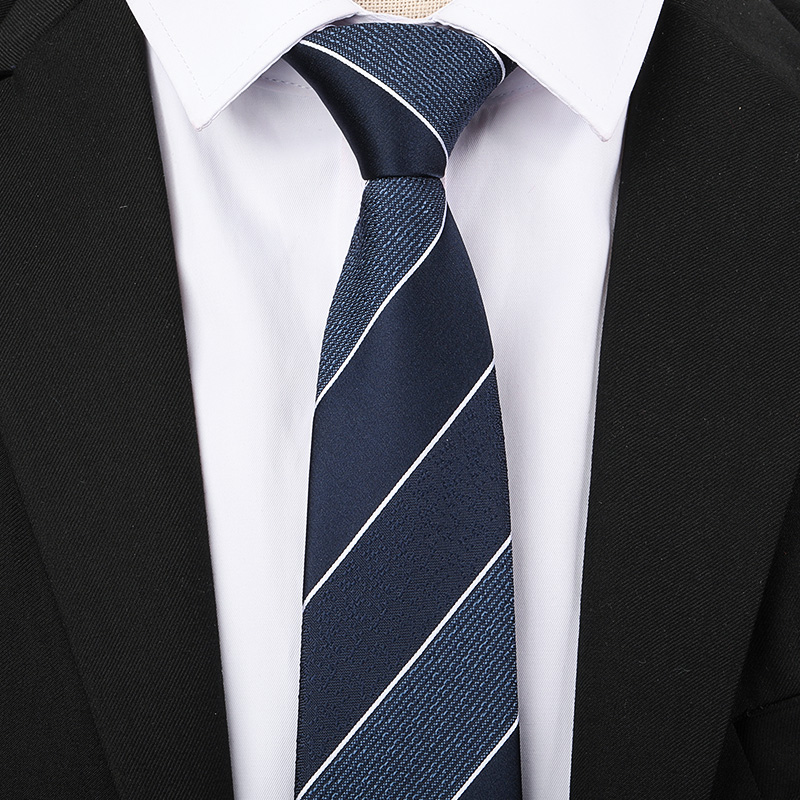 带带帅色织涤丝商务条纹领带包邮
