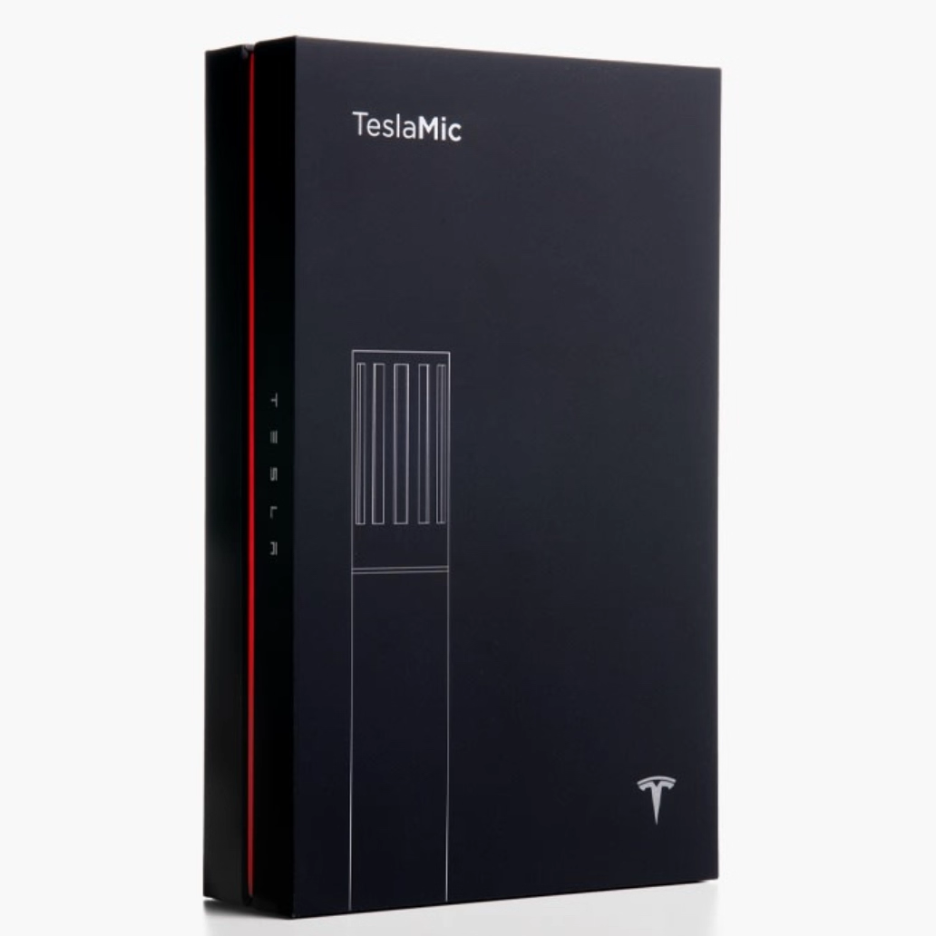 Tesla特斯拉原厂全新未拆封麦克风车载无线话筒双人同享现货秒发