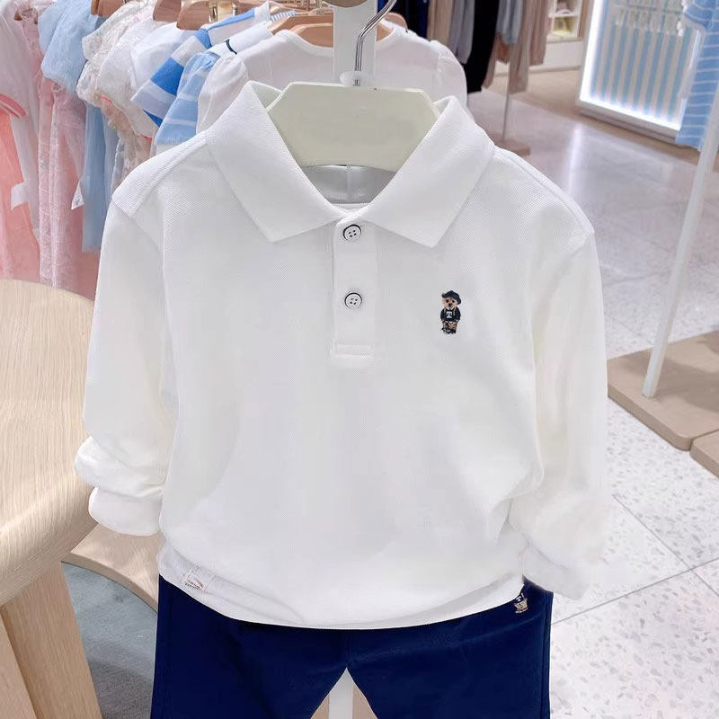 小熊童装25春款男童翻领纯棉POLO衫中大童休闲洋气百搭T恤打底衫,童装/婴儿装/亲子装,T恤,淘宝优惠券,粉丝福利购,淘宝优惠卷