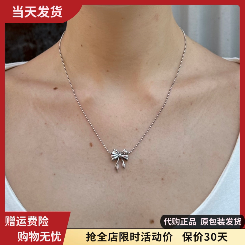 蝴蝶结项链女夏新款百搭