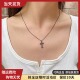 bm十字架项链新款 黑色链条细链锁骨链女生国内代购 brandymelville