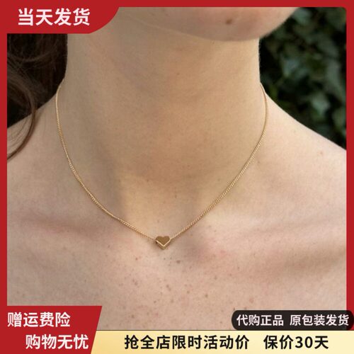 bm项链女生小爱心不掉色