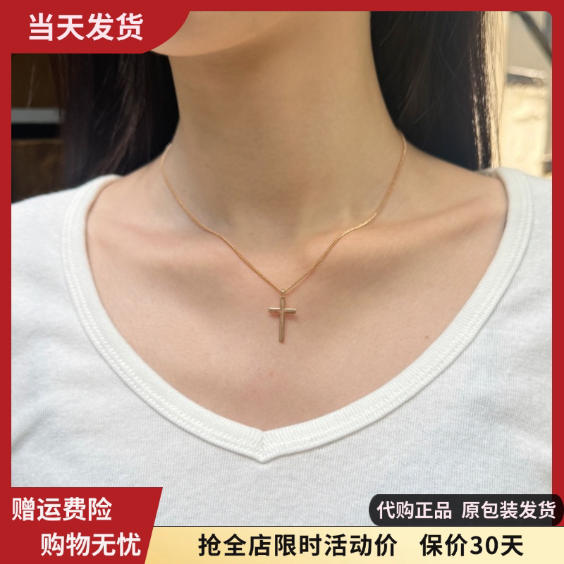 bm十字架女款项链小众百搭