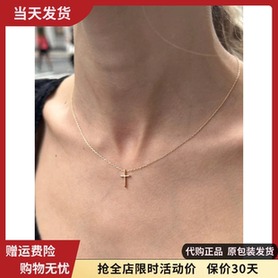 bm十字架项链精致细链小吊坠女新款锁骨链代购正品brandymelville