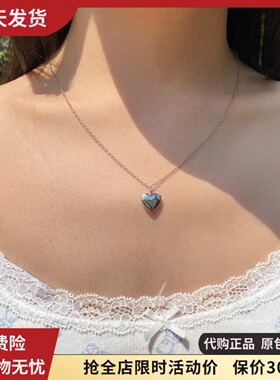 bm项链小爱心可打开细链锁骨链女春夏新款国内代购brandymelville