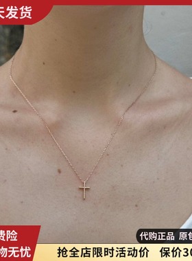 bm项链十字架精致百搭细链锁骨链女生国内代购正品brandymelville