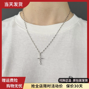bm十字架项链洗澡可戴不掉色锁骨链女新款正品代购brandymelville