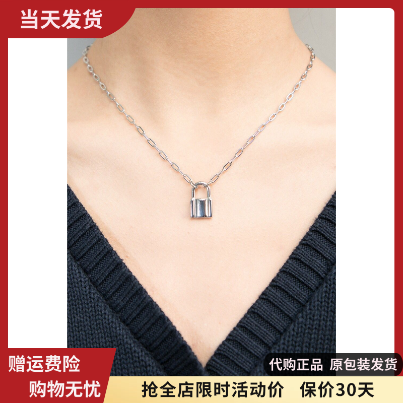bm项链锁头夏季新款百搭