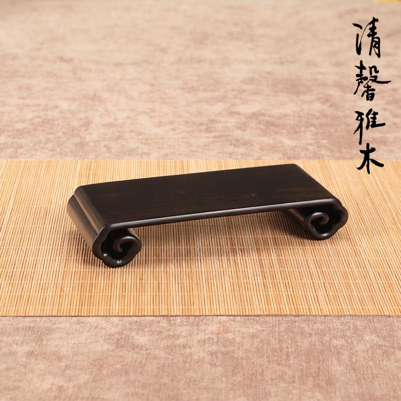 红木摆件底座实木座子紫光檀