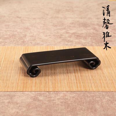 红木摆件底座实木座子紫光檀