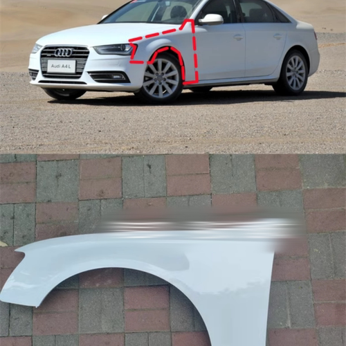 适配08-18一汽奥迪A4L烤漆叶子板 B8 B98W奥迪烤漆翼子板钣金配件