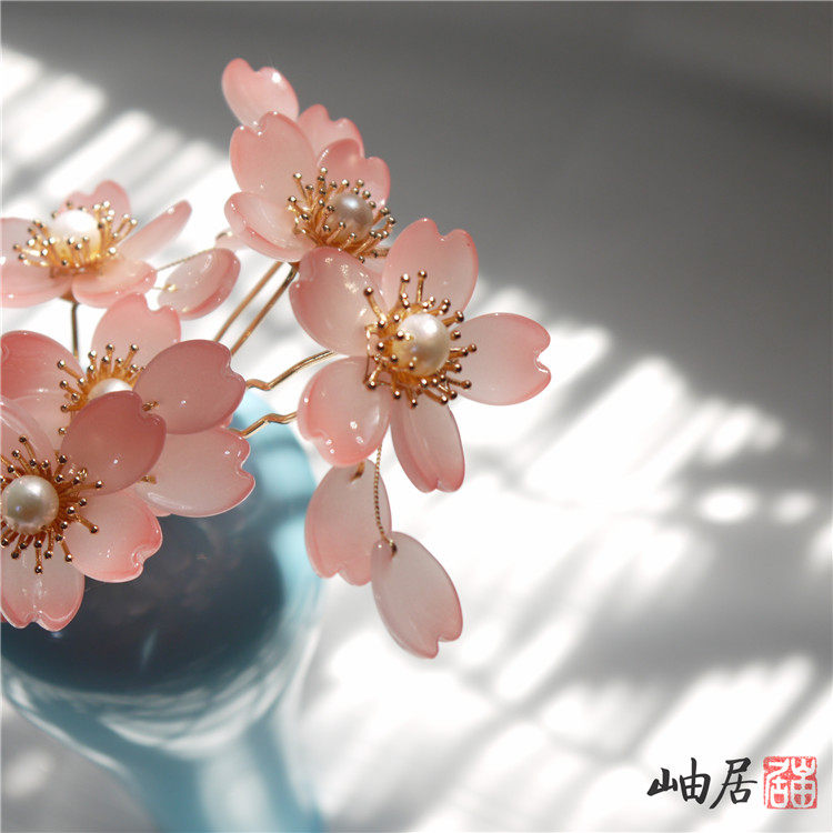 【樱花】小钗点缀汉服发饰发簪子发钗发夹古风配饰搭配日常白菜价