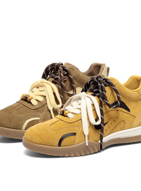 森达月牙德训鞋女款25年商场同款撞色厚底运动阿甘鞋高帮4NR45DD5