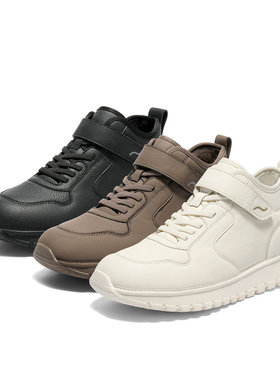 森达加绒高帮鞋2025冬季新款女鞋厚底运动鞋白色休闲板鞋XUA01DD5