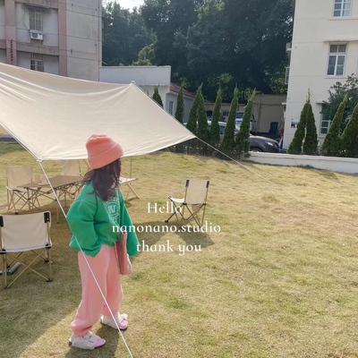 男童女童儿童加绒一体运动裤卫衣