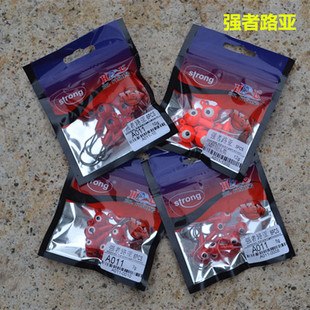 强者路亚strongA011铅头钩带倒刺钩路亚用5g、7g、10g、12g