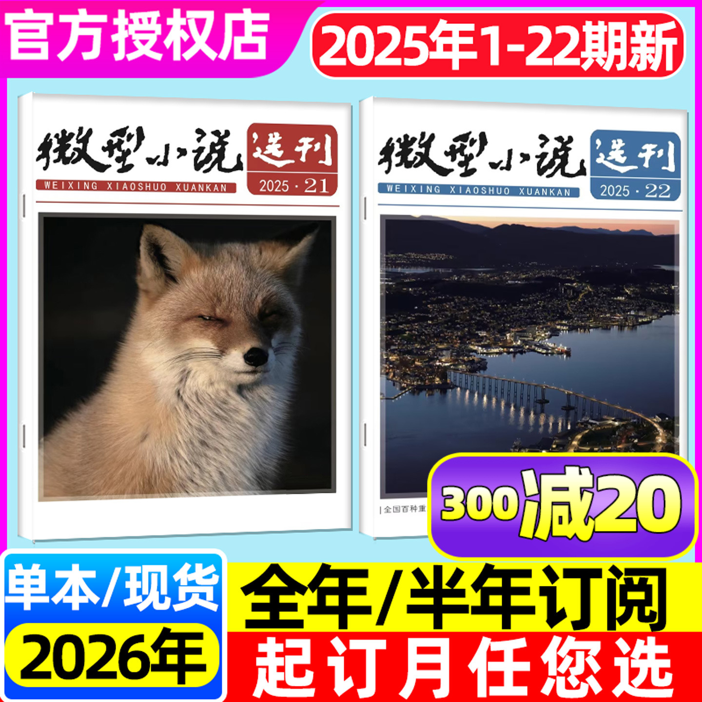 微型小说选刊25年1-22期/26订阅