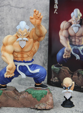 七龙珠GK肌肉强化龟仙人龟派气功手办模型雕像摆件机箱雕像周边