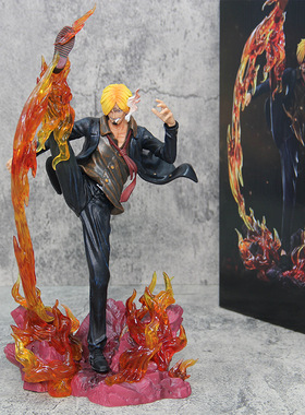 海贼王手办  WIFI山治 草帽团 恶魔风脚 三大主 模型手办摆件周边