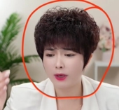 豪奕假发女头套妈妈全真发发套防逼真顶旋透气蓬松卷发盖白发