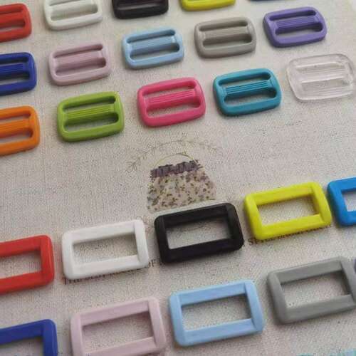 25mm方扣日字扣插扣树脂包背带肩带扣调节扣15色diy手袋扣具配件