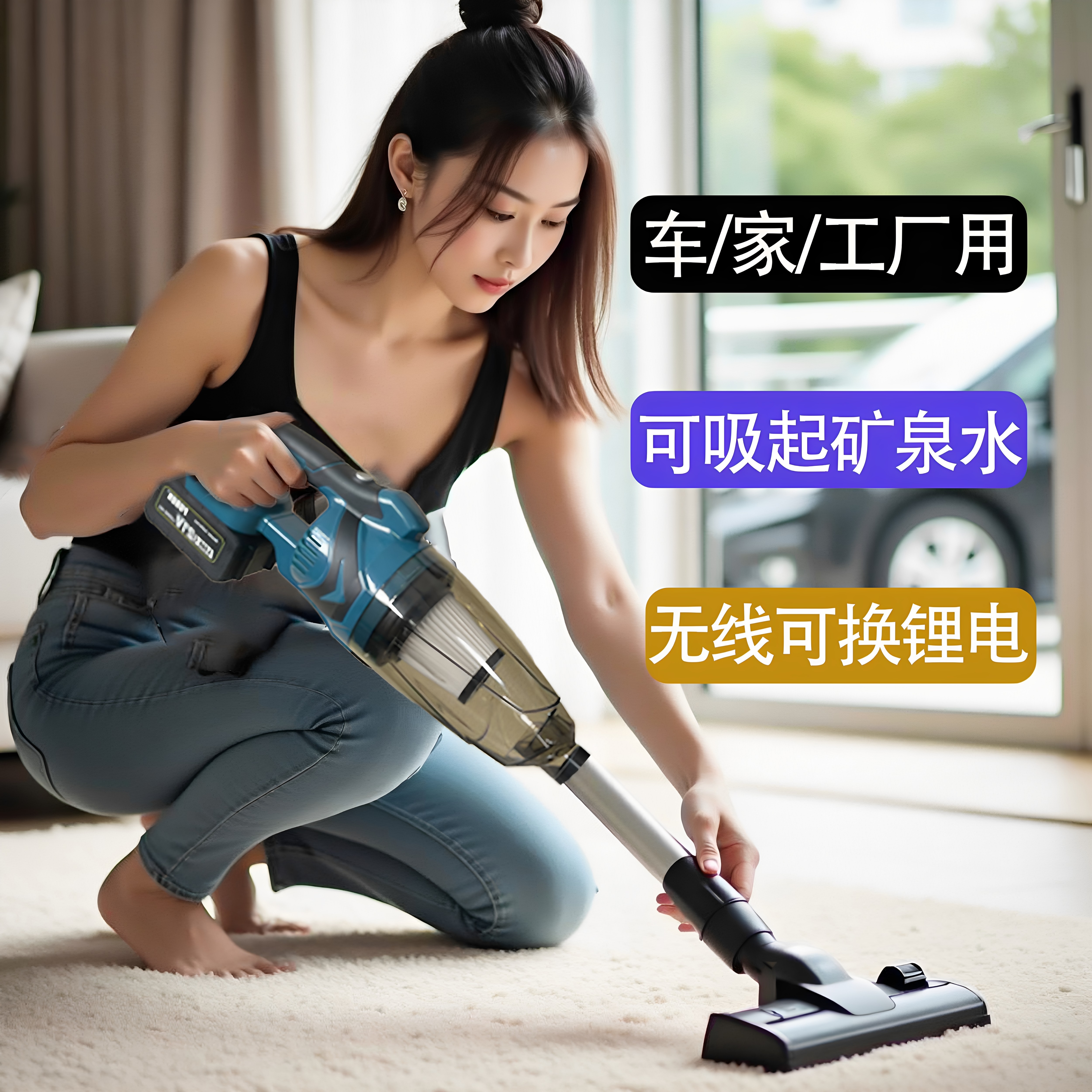 车载吸尘器超强大吸力无线车用便捷式迷你手持式汽车内家用吸尘机