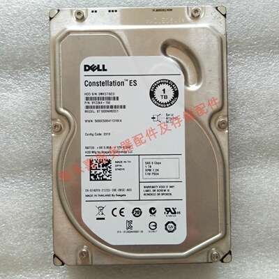 原装 DELL ST1000NM0001 0740YX 1T 7.2K 3.5寸 SAS 服务器硬盘