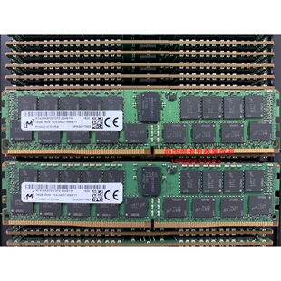 镁光 16G DDR4 PC4-2400T ECC REG 2RX4 2400 RDIMM 服务器内存条