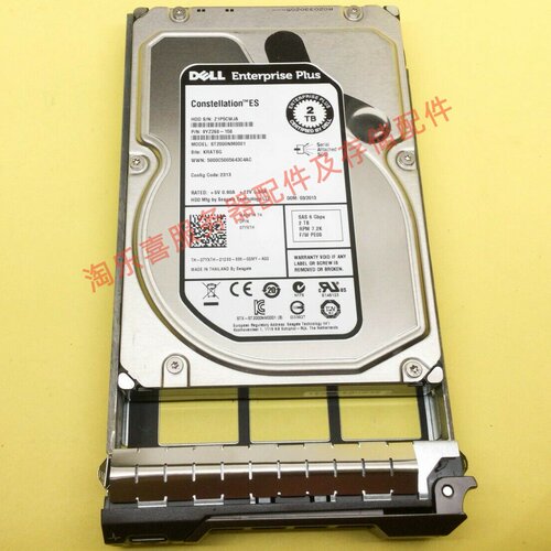 DELL SCV300 SCV2000 SCV2080 SCV3000 2T 7.2K 3.5 SAS 储存硬盘