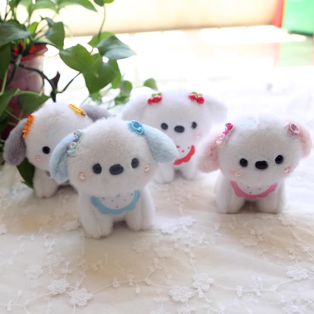 可爱毛绒钥匙扣挂件情侣包包挂饰