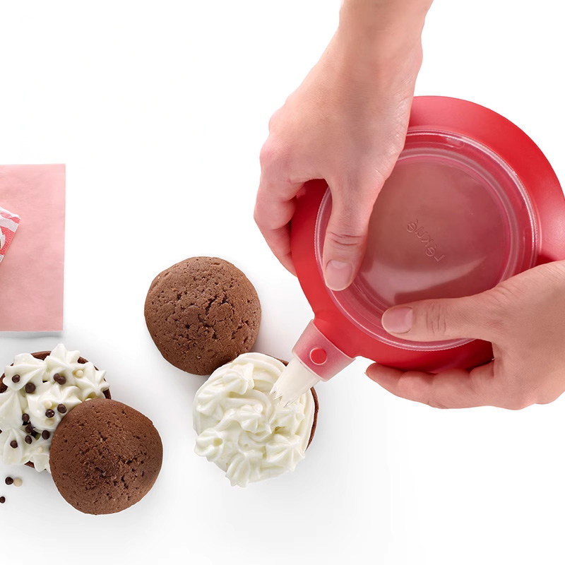 乐葵LEKUE烘焙裱花袋嘴笔套装硅胶家用反复使用加厚大号烘培工具