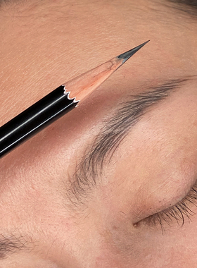 THG专业纹绣化妆师线条防麻硬芯砍刀野生眉笔根根分明防水不脱色