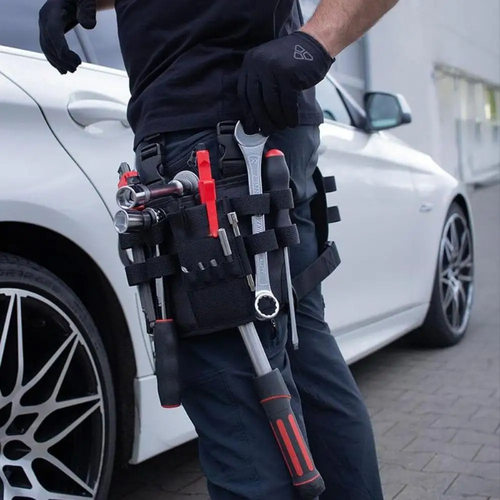 户外干活水电木工汽修工具腰包男士便携大容量绑腿包方便装手机