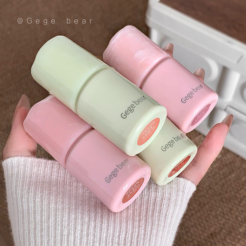 GEGE BEAR绒雾多用霜哑光素颜显白气色眼影腮红唇妆口红多种用法