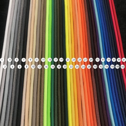 进口7芯伞绳paracord5米4mm逆鳞