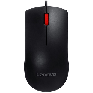 联想M120Pro鼠标有线USB接口笔记本外接台式电脑通用商务办公鼠标