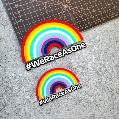 电动车贴纸小牛适用雅迪爱玛彩色花朵装饰贴头盔笔记本行李箱遮