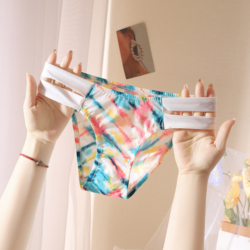 高开叉不勒腿宽松舒适内裤头时尚