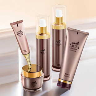 安惠凝芝滋润五件套装(多效眼霜+洁面乳+柔肤水+保湿乳+保湿霜)