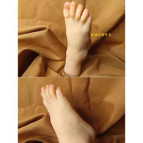 30码小女孩真人仿真倒模仿真足模脚模硅胶玉足丝袜足控拍照播道具
