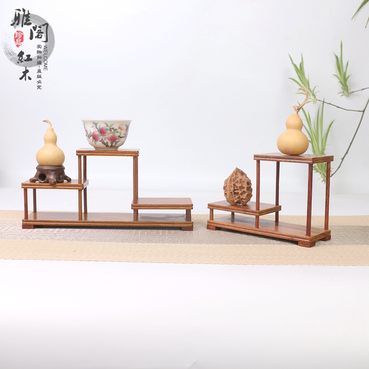 新中式小博古架装饰收纳架