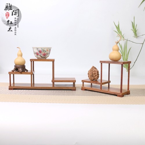 新中式小博古架装饰收纳架