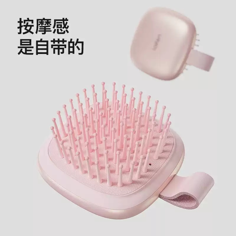 Laifen徕芬便携气垫梳子镜子莱分磁吸二合一粉色化妆补妆镜配