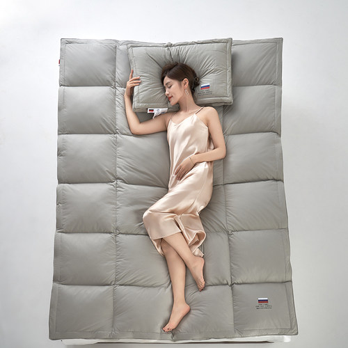 床垫羽绒双层凌空慢回弹