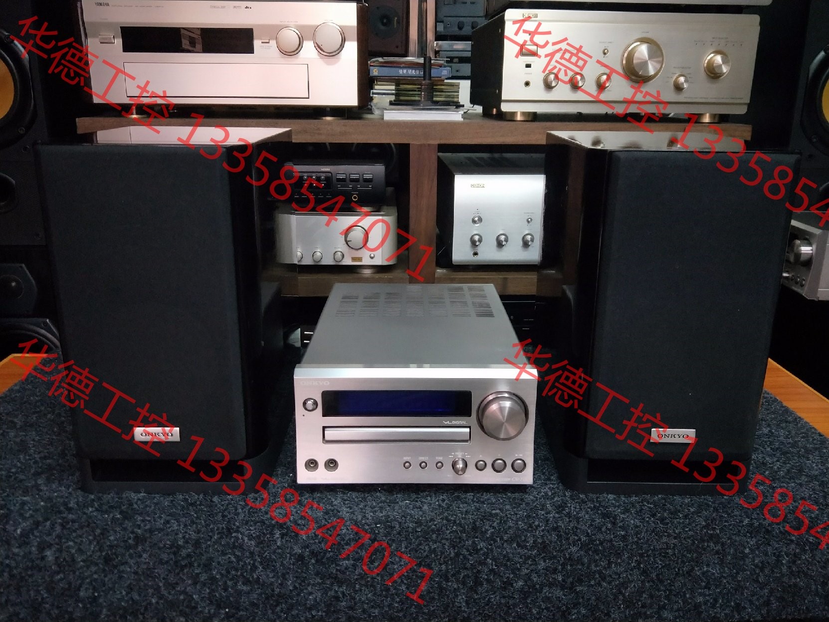 议价 安桥60周年纪念版迷你cr-715一套,高档发烧组合音响