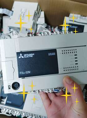 《议价商品》三菱FX3U-32MT/ES-A，正常拆机件，