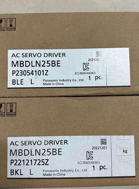 《议价商品》全新松下驱动器 MBDLN25BE 400w 伺