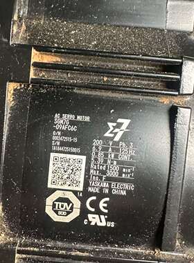 《议价商品》安川7系伺服电机 SGM7G-09AFC6C 850w